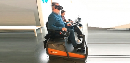 Новый VR симулятор для операторов погрузчиков