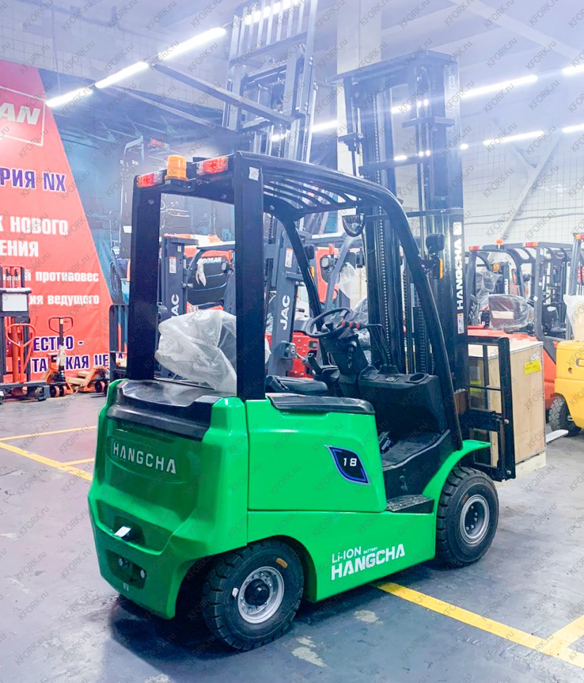 Вилочный электропогрузчик Hangcha 1,8 т Li-Ion 80V/202 4 опоры