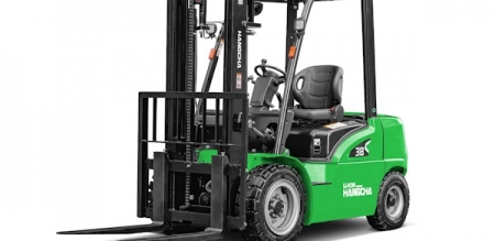 HC Forklift выпускает электропогрузчик с пневмошинами