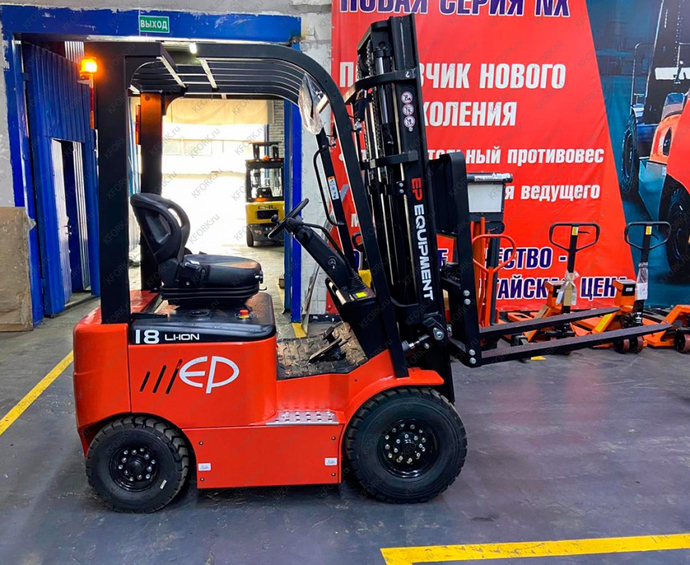 Эл. погрузчик EP 1,8 т Li-Ion 48/150 В/Ач 4 опоры
