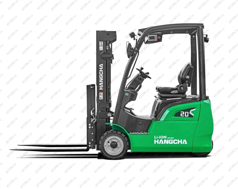 Электрический автопогрузчик Hangcha 2 т 48/660 В/Ач 3 опоры