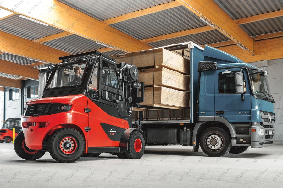 Электрический погрузчик Linde E80 8 т 80/1240 В/Ач