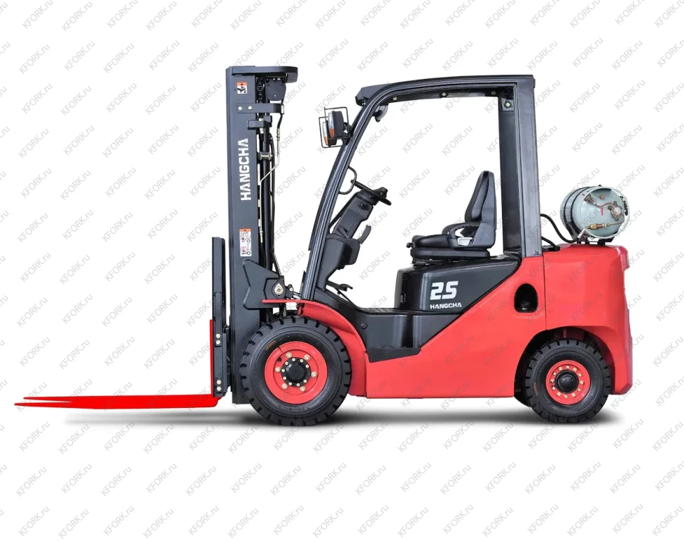 Газ-бензиновый погрузчик Hangcha CPQD25-XW21F 2,5 тонны