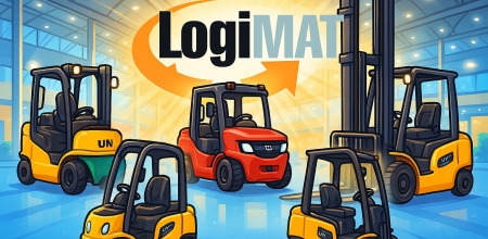 UN Forklift блистает на LogiMAT 2025: техника будущего уже здесь