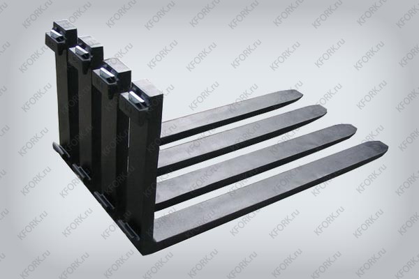 Вилы для погрузчиков (комплект), г/п 5т, кл 4А, 1500х150х60