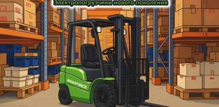 Manforce E-Series: Новое поколение электрических погрузчиков на литий-ионных батареях