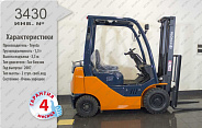 Газ-Бензиновый автопогрузчик Toyota 3430 Б/У